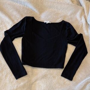 Forever 21 Long Sleeve Crop Top